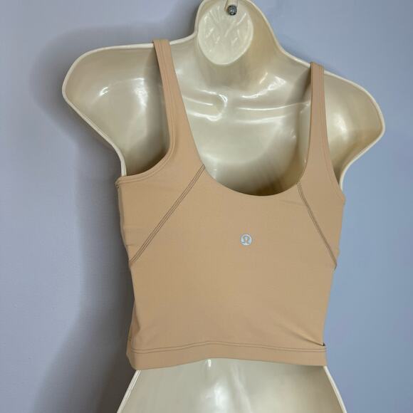 Lululemon AlignTank Pecan Tan Soft Stretch Lightweight Women's 4 - Picture 8 of 9